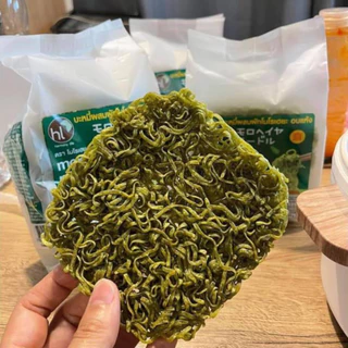 Moroheiya Vegetable บะหมี่โมโรเฮยะ บะหมี่MK บะหมี่ผักอบแห้ง 1ห่อ4ก้อน 200 กรัม (แพ็ค3ห่อ12ก้อน)