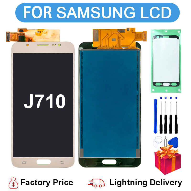 5.5'' 100% Tested LCD For Samsung Galaxy J7 2016 J710 J710F J710FN Display Touch Screen Digitizer