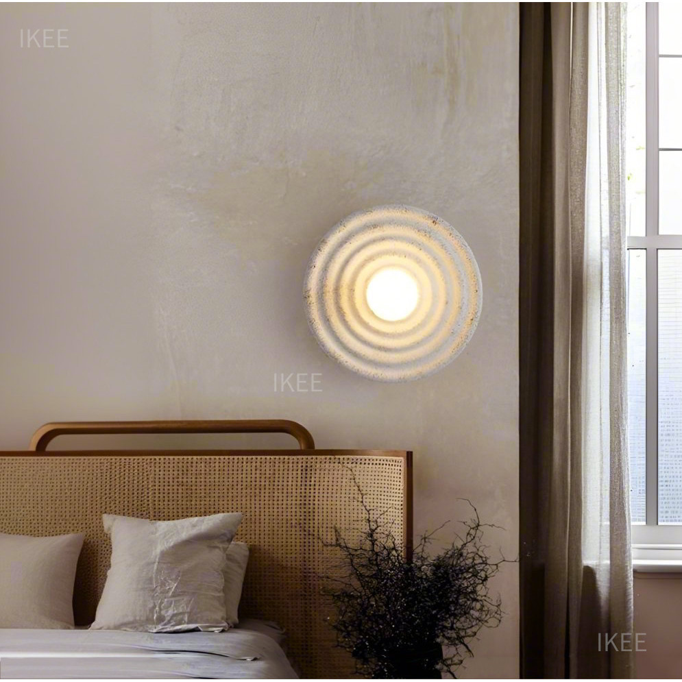 IKEE โคมไฟติดผนังญี่ปุ่น วินเทจ ไฟแต่งห้อง Led มินิมอล โคมไฟผนัง เหมาะสำหรับ ห้องนั่งเล่น ห้องนอน บันได