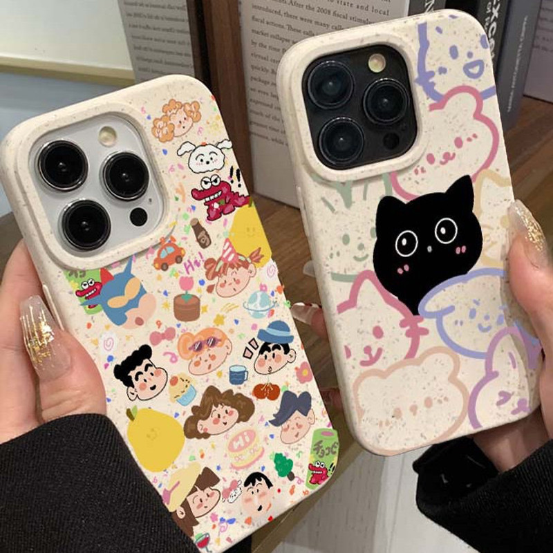 อนิเมะการ์ตูนน่ารัก เคสไอโฟน กันกระแทก สําหรับ เคสไอโฟน11 เคส IPhone 13 11 12 14 15 PRO MAX XR XS MAX 6 7 6S Case IPhone