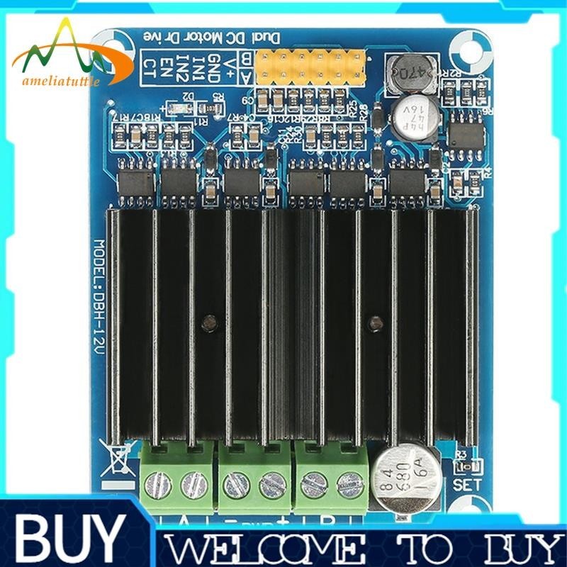 Blue DC 5-15 V 30 Dual Channel H Bridge Motor Driver Module Bread Board Controller DHB-01A DC Motor 