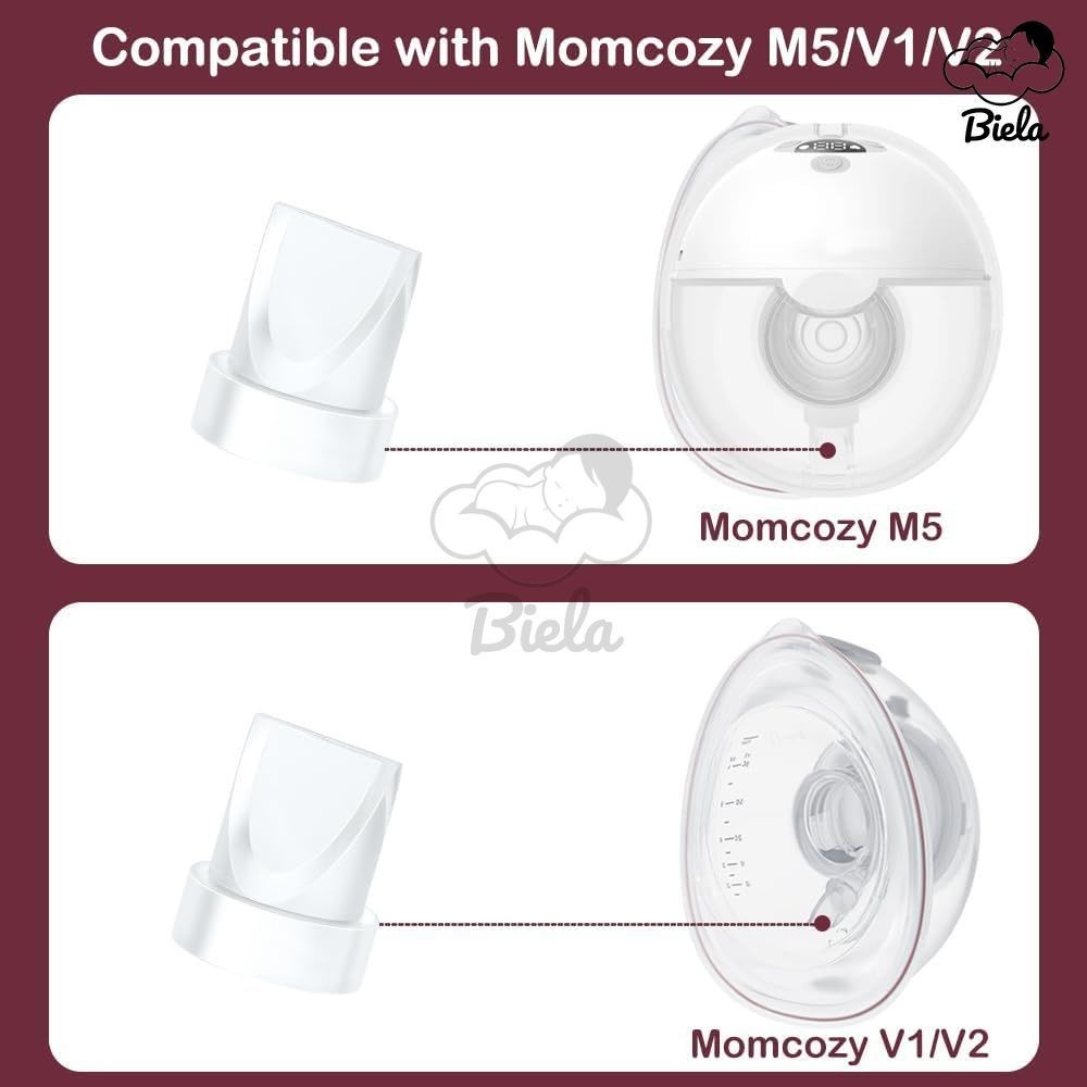 [ใหม่] 2pcs Duckbill วาล์วใช้งานร่วมกับ Momcozy M5 เครื่องปั๊มนมเปลี่ยนปั๊มอุปกรณ์เสริมสําหรับ V1 / V2 แฮนด์ฟรีเครื่องปั๊มนมอะไหล่