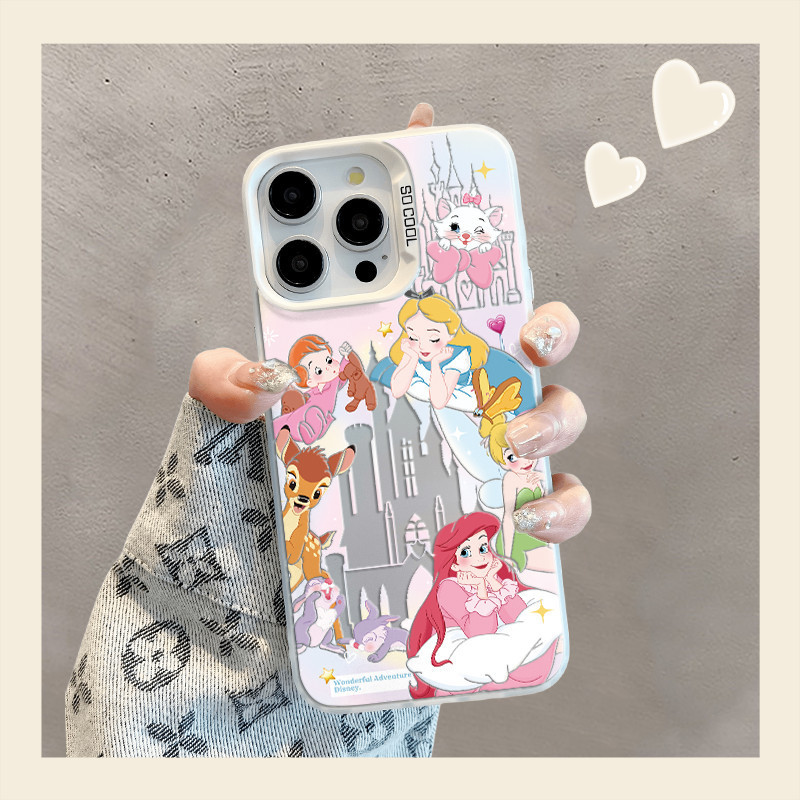 ดิสนีย์เจ้าหญิงปลอกสำหรับ OPPO A58 A11X A5 A2 A55 X6 A57 A96 A16ค้นหากรณี X5 Pro 11 10 Pro Reno 11 1