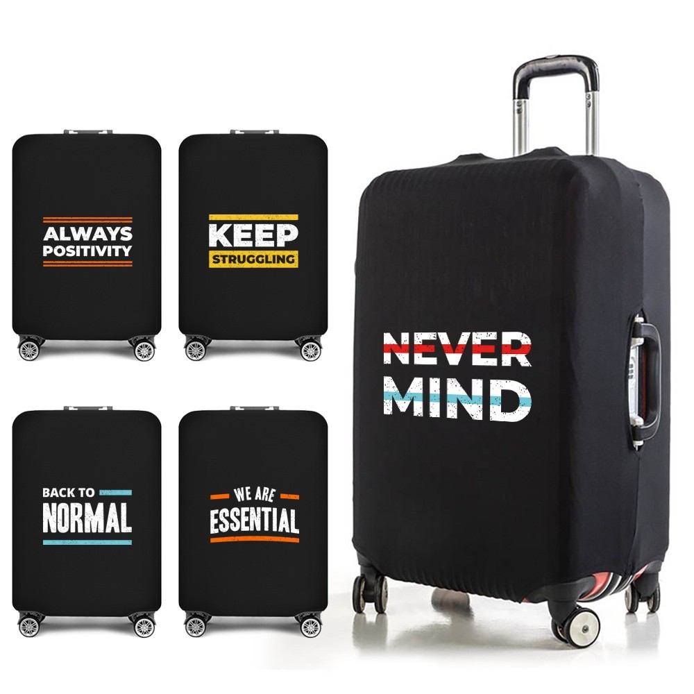 ผ้าคลุมกระเป๋าเดินทาง สีพื้น ยืด Luggage Cover S/M/L/XL ผ้าหนาอย่างดี ผ้าคลุมกระเป๋าเดินทาง phrase ซีรีส์ ในสต็อก
