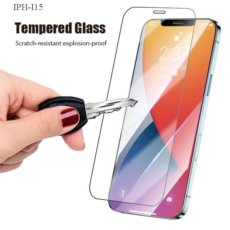 iPhone 16 15 14 13 12 11 X XS XR 7 8 6 SE Mini Plus Pro Max 2020 2022 ฟิล์มกันรอย 9D ฟิมล์กระจกเต็มจอ จอโทรศัพท์ ฟิม GHM