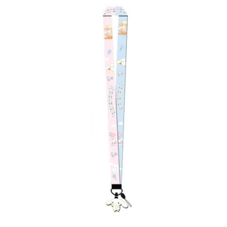 Key Badge Lanyard Kawaii Cinnamoroll Melody ID บัตรเครดิต Pass สายคล้องคอเชือกแขวนความปลอดภัยเชื่อมต่อ PieceKey อุปกรณ์เสริม