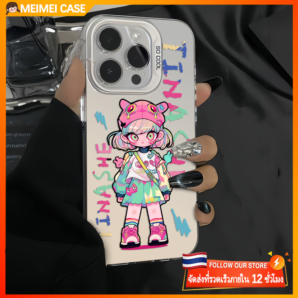 ใช้ได้กับ XIAOMI redmi 9C 9A 10A 10C 13C NOTE 11 9 10 12 13 11 LITE การ์ตูนที่มีสีสันสาวIMDโฮโลแกรมกรณีโทรศัพท์พรีเมี่ยม