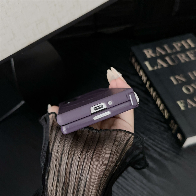 สําหรับ Samsung Galaxy Z Fold 3, Z Fold 4, Z Fold 5, Z Fold 6, เคสโทรศัพท์พับแม่เหล็กคาร์บอนไฟเบอร์ขายดี, ฝาครอบป้องกันป้องกันการตกคุณภาพสูง - รูปที่ 7