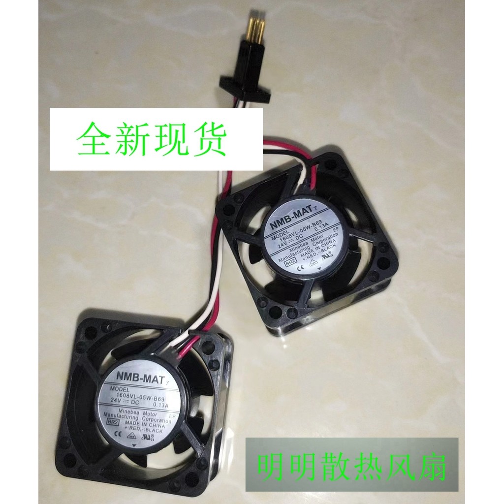 NMB 1608VL-05W-B69 24V 0.13 4020 4CM Fenaco พัดลมระบายความร้อน