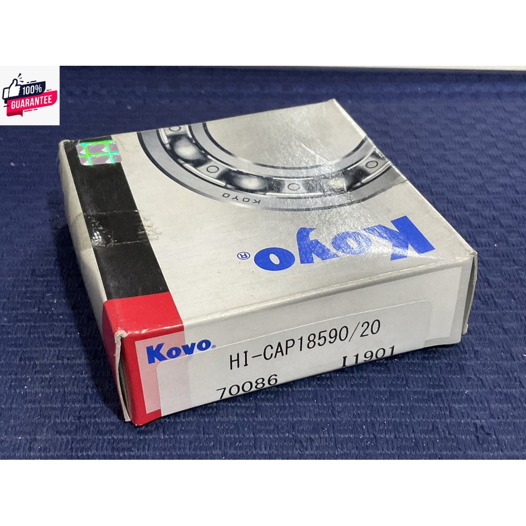 18590 / 20  41.27 x 73.02 x 12.7 mm. KOTO TAPER ROLLER BEARING 18590 / 18520
