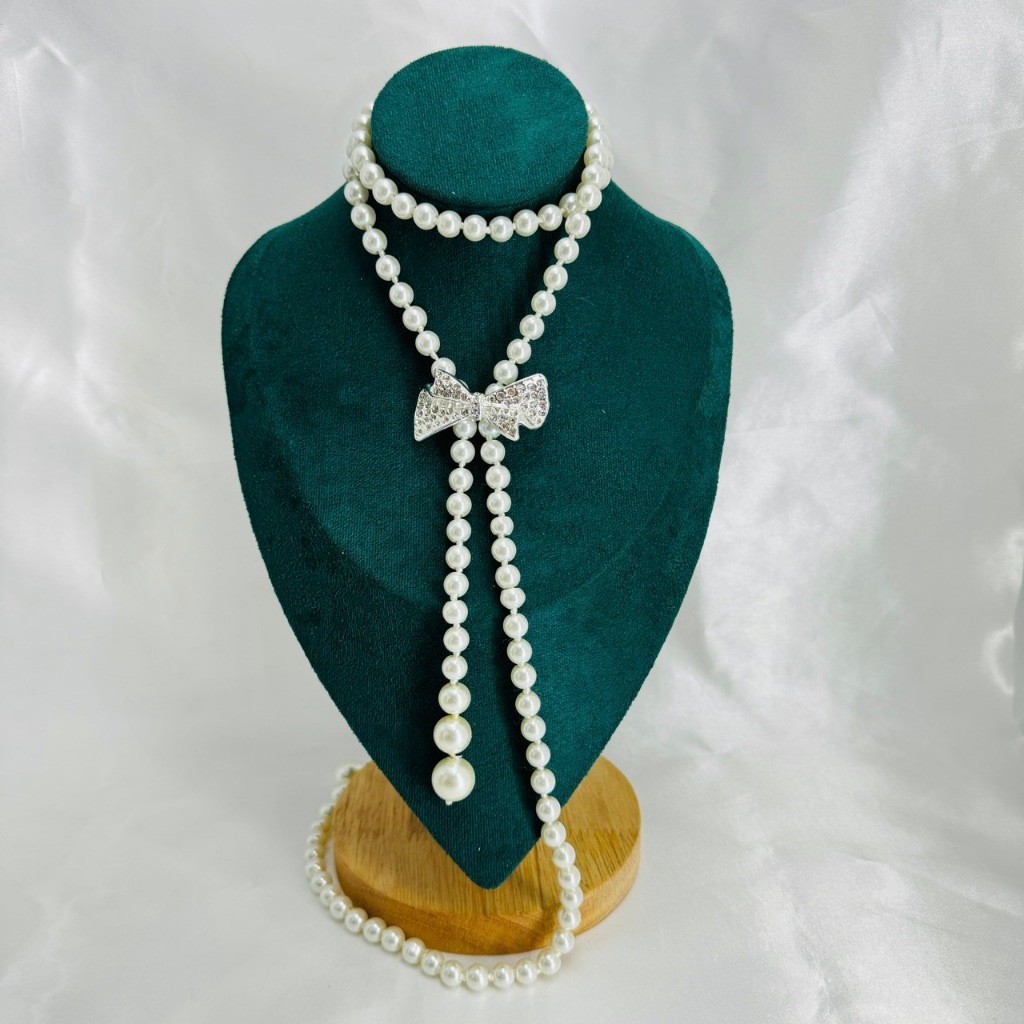 Vintage Jewelryเครื่องประดับไข่มุก สร้อยคอ เครื่องประดับชุดคุณผู้หญิง - รูปที่ 3