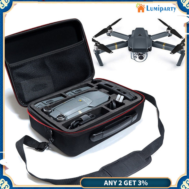 Lumiparty DJI MAVIC Pro Drone กระเป๋าสะพายไหล่เคสป้องกัน EVA กระเป๋าสะพายไหล่กันน้ําภายใน