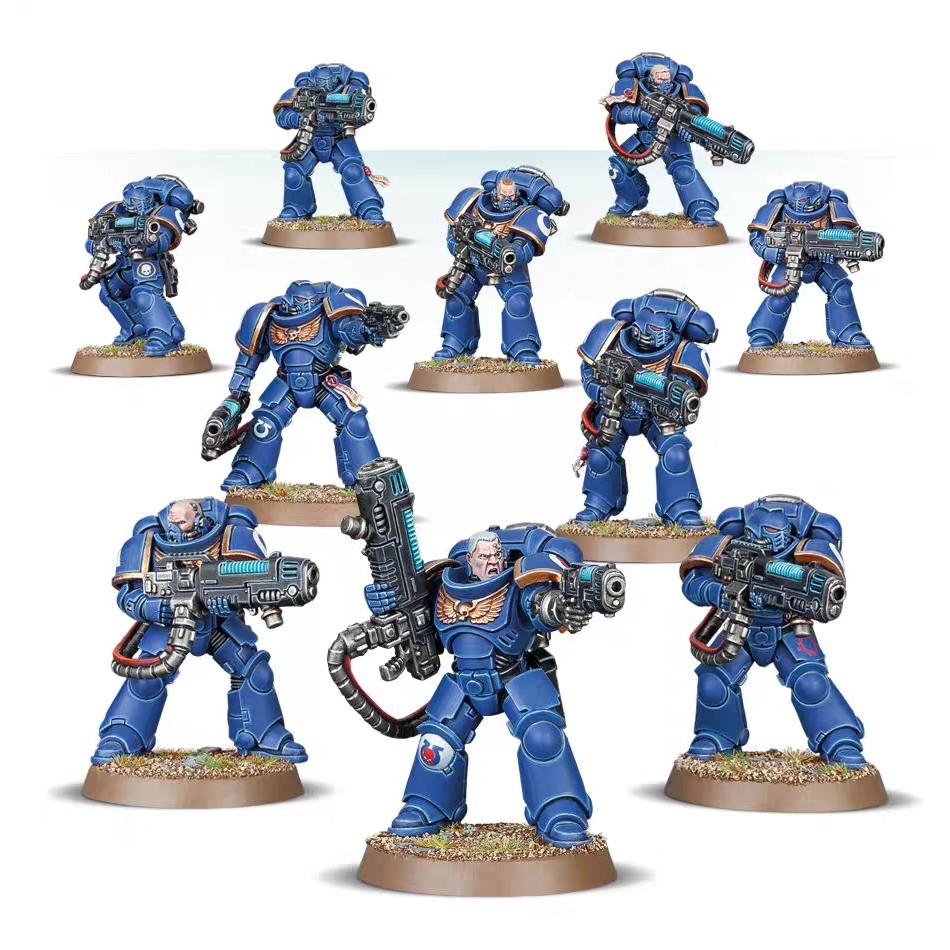 Space Marines Space Marines Primaris Hellblasters Unpainted Resin Model Microscopic รุ่น E348
