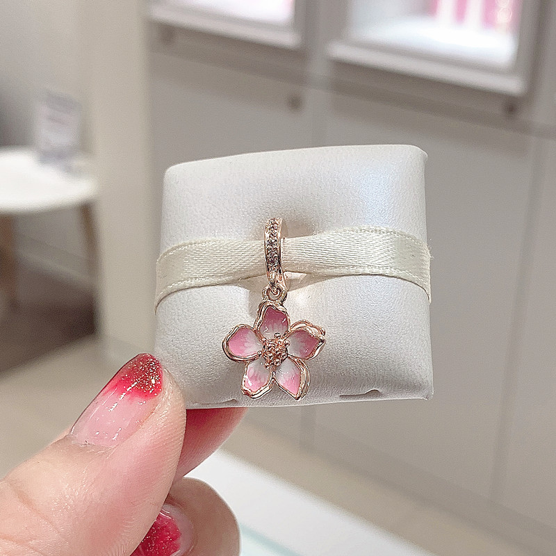 Pan--จี้ Cherry Blossom โรสโกลด์, จี้สร้อยข้อมือ DIY
