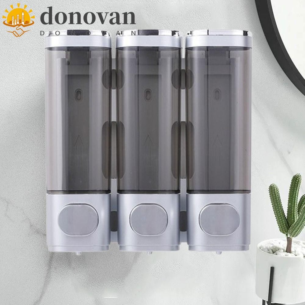 เครื่องจ่ายสบู่เหลวสบู่โดวาน, กล่องเจลอาบน้ําติดผนัง 1/2/3 หัว, Simple Manual Press Sub-bottling หน้าต่างที่มองเห็นได้ตู้เจลทําความสะอาดมือบ้าน