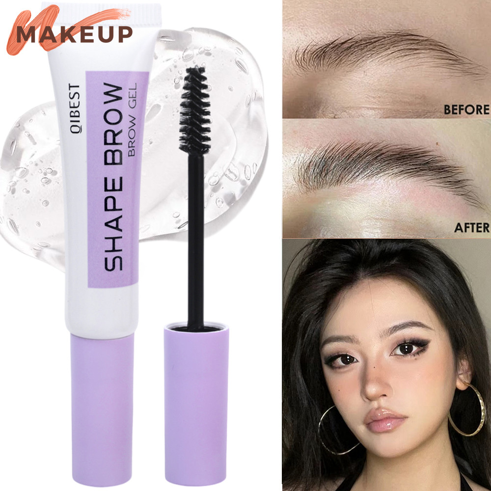 3d สามมิติ Brow จัดแต่งทรงผม Fluid - คิ้วโปร่งใส Fixing Pomade - Eye Make Up Cosmetic - Natural Wild Eyebrow Setting Gel พร้อมแปรง - กันเหงื่อ ติดทนนาน