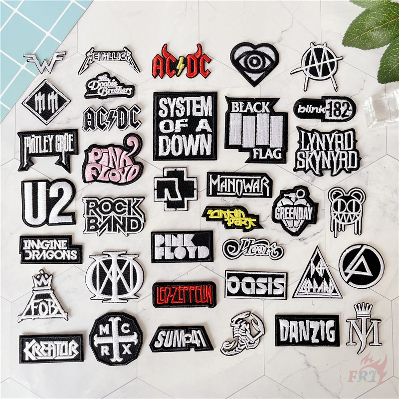 ♚ Mini Rock Band Fans Collection Series 02 - แพทช์เหล็กบนโลโก้ตลก ♚ 1 ชิ้น DIY เย็บบนเหล็กบนป้ายแพทช์ (36 รูปแบบ)