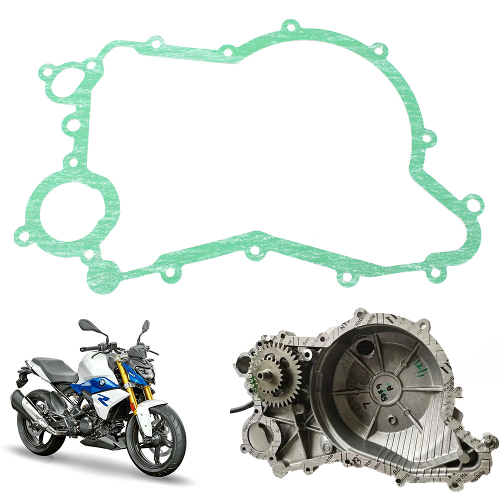 รถจักรยานยนต์คลัทช์ฝาครอบด้านข้างปะเก็นสําหรับ BMW 310 G310GS G310R ปะเก็นเครื่องยนต์ขวาฝาครอบกระดาษ Pad อุปกรณ์เสริมสีเขียว