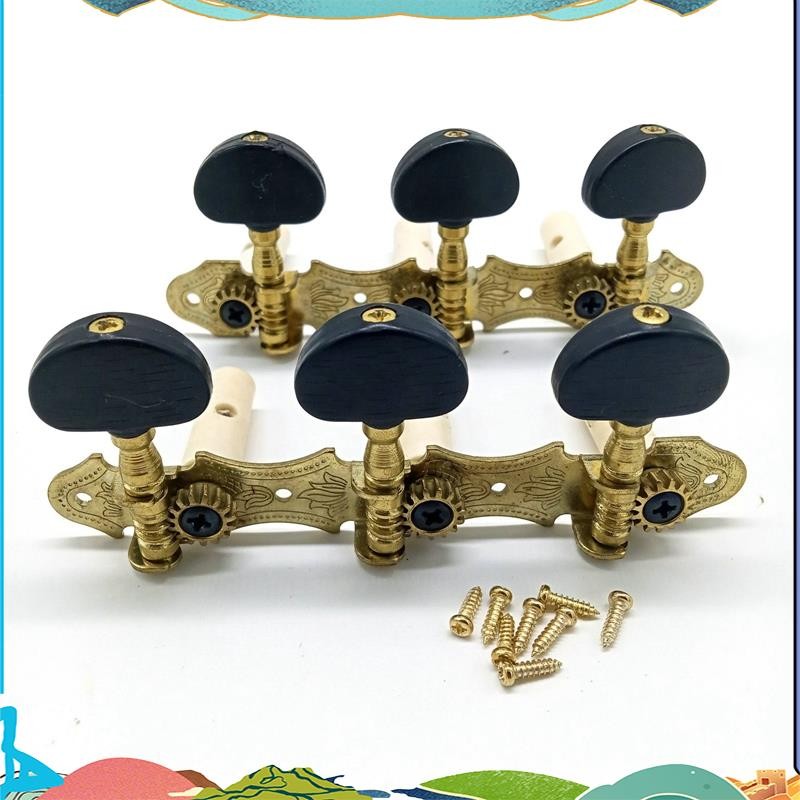 ซ้ายขวากีตาร์คลาสสิก String Tuning หมุดหัวเครื่องจูนเนอร์คีย์ 3L3R Professional กีตาร์อุปกรณ์เสริม gjxqnjjjj