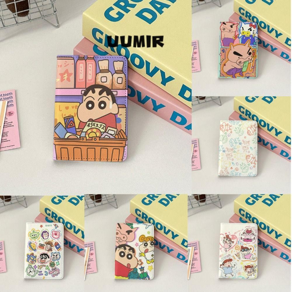 UUMIR ปกหนังสือเดินทาง ดินสอสี, การ์ตูน ปู่ พิมพ์ป้องกัน, การจัดเก็บแบบพกพา รหัส กระเป๋าเดินทางผู้ถือหนังสือเดินทาง
