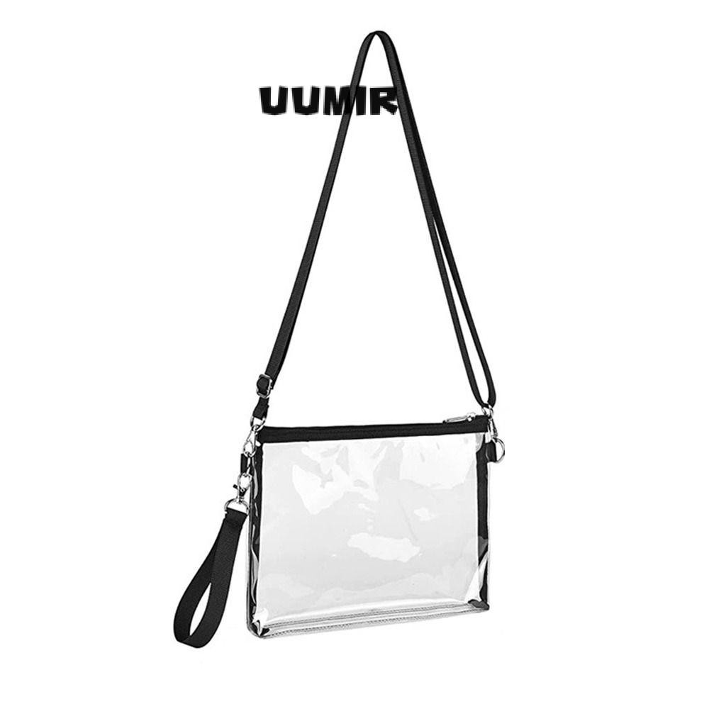 UUMIR  Messenger กระเป๋าผู้หญิง PVC กระเป๋าใส