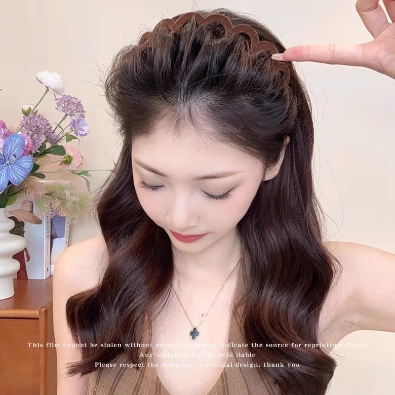 ที่คาดผมพลาสติกแฟชั่นแบบนุ่มสไตล์ฝรั่งเศสที่คาดผมที่คาดผม - รูปที่ 6