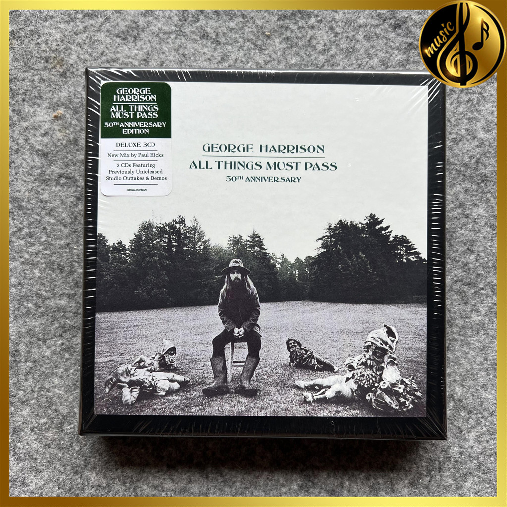 George Harrison All Things Must Pass 3CD Album [ปิดผนึก] ใหม่เอี่ยม