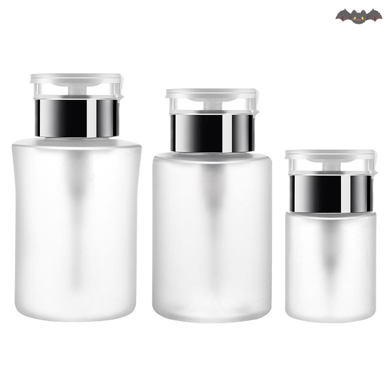 [PE] 60/150/180/250ml เครื่องจ่ายปั๊มเปล่า Liquid UV Gel Polish Nail Art Polish Clean Bottle Polish Cleanser Remover Bottle TH