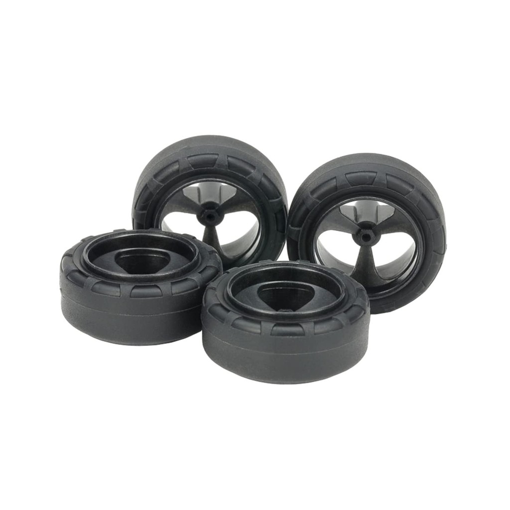 Tamiya Mini 4WD Special Product Super Hard Small Diameter Narrow Tire (24mm) & Carbon Reinforced 3 S