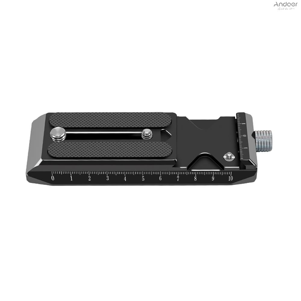 แผ่นวางจําหน่ายอย่างรวดเร็วสําหรับ Gimbal อลูมิเนียม Arca-Swiss Quick Release แผ่นอะแดปเตอร์สําหรับ DJI Ronin RS2 RSC2