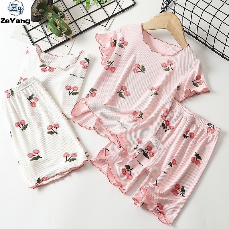 [ZY] 70-130 เด็กแขนสั้นสูทบ้านชุดนอน