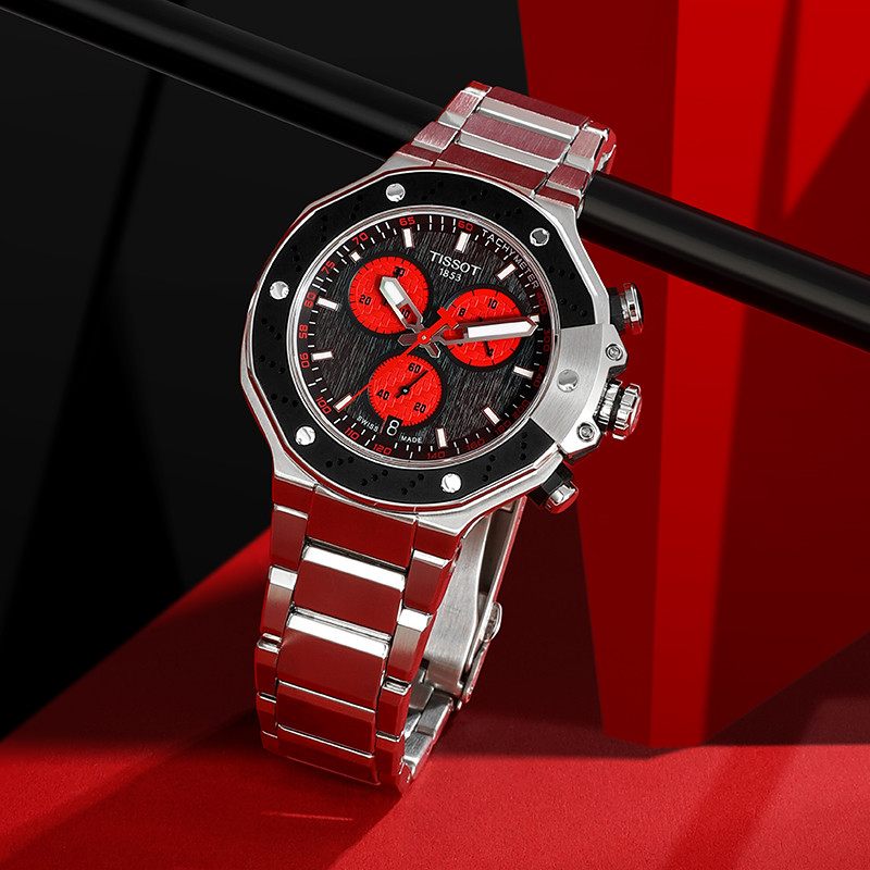 2024 รูปแบบใหม่ Tissot Tissot Official Racing Series MotoGP Sports Quartz นาฬิกาผู้ชาย