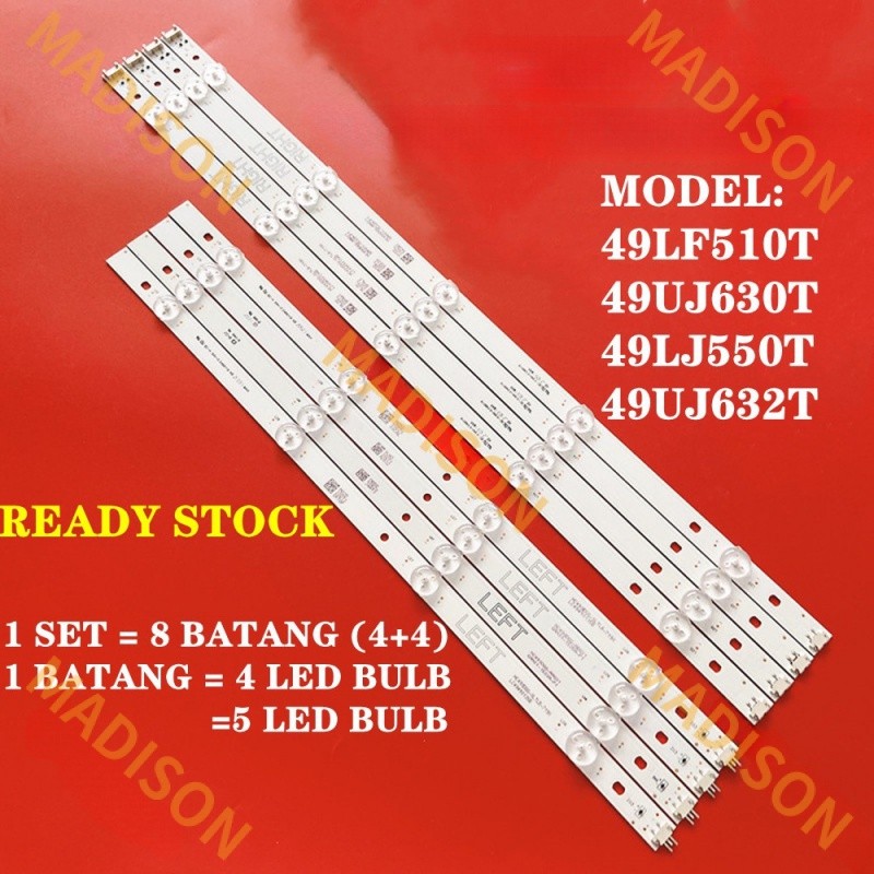 49lf510t 49lf510t.ats 49uj630t 49lj550t 49uj632t LG 49 นิ้ว 49lf510 49uj630 49lj550 led TV backlight