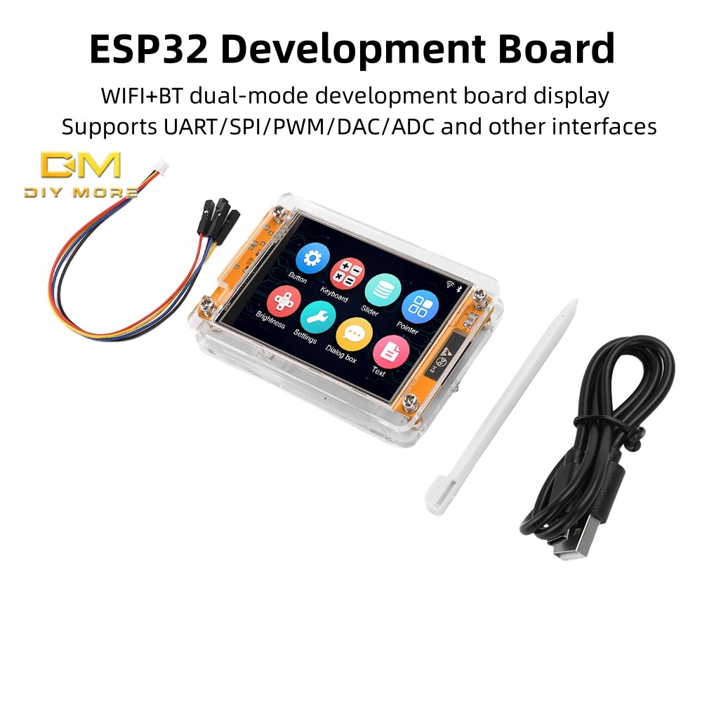 Diymore ESP32 WIFI & บอร์ดพัฒนาบลูทูธ 2.8 นิ้วโมดูล TFT LCD 240*320 หน้าจอแสดงผลอัจฉริยะพร้อม Touch WROOM