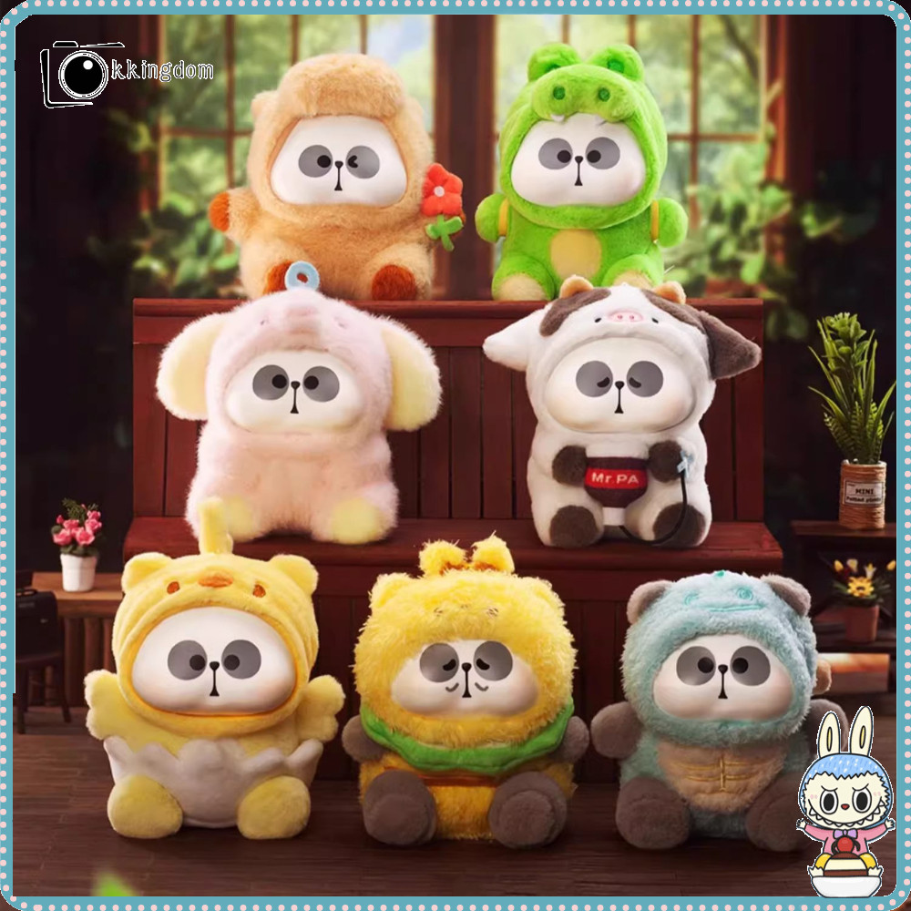 Kkingdom Plush Box ของเล่น, Caixa Misteriosa MR.PA Animal Limited Company Box, Kawaii ตุ๊กตาแพนด้าอะนิเมะรูป Guess กระเป๋าสาว