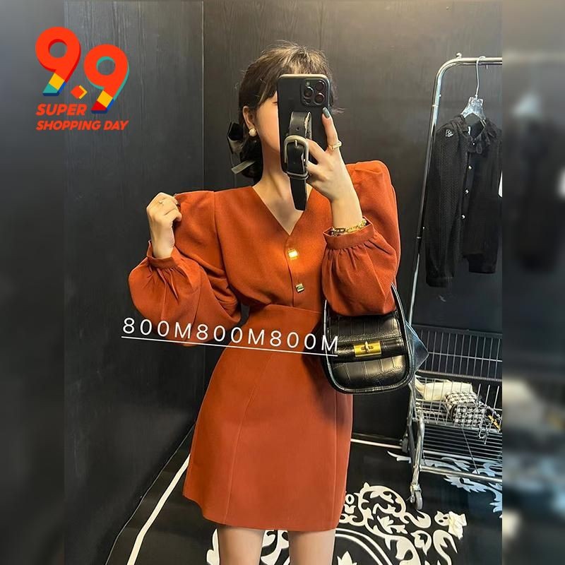 แฟชั่นย้อนยุคสไตล์ฝรั่งเศส สปริง เกิร์ล ดีไซน์เก๋สไตล์เสื้อ กระโปรงกึ่งกระโปรง ผ้าซิ่น ผ้าชีฟอง 2 ชุด
