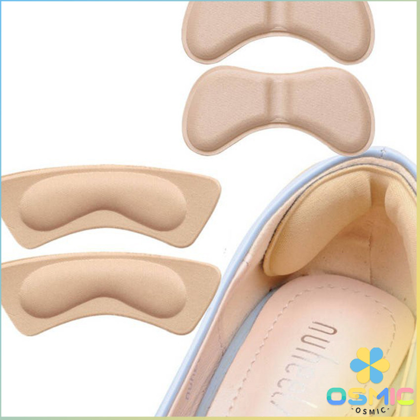 MIC แผ่นกันกัด  แผ่นกันรองเท้ากัด เนื้อนิ่ม ช่วยแก้รองเท้าหลวม 1 แพค ต่อ คู่  Sponge heel pad