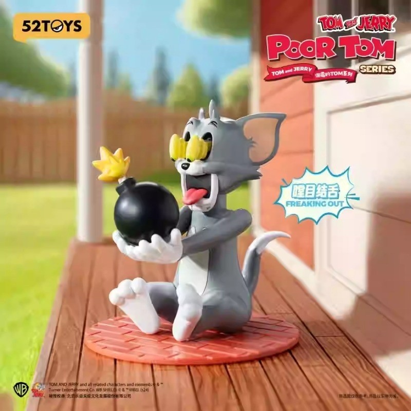 52toys TOM และ JERRY POOR TOM Bad TOM Series ตุ๊กตาเวอร์ชั่นยืนยัน