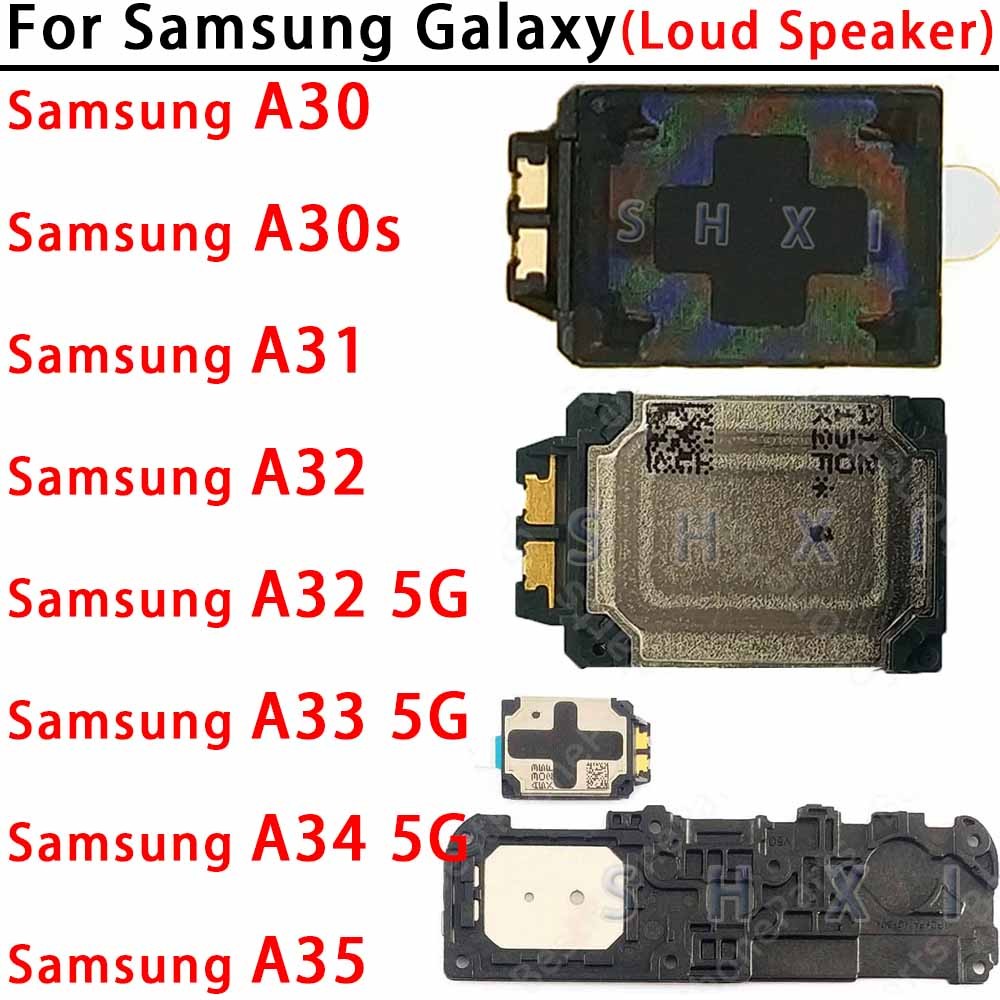 ลําโพงสําหรับ Samsung Galaxy A30 A30s A31 A32 A33 A34 A35 4G 5G Loud ลําโพงโมดูลอะไหล่