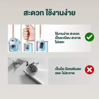 เครื่องเหลาดินสอไฟฟ้า ประหยัดเวลา ออกแบบสำหรับนักเรียน เครื่องเขียนเด็กสร้างสรรค์ กบเหลาไฟฟ้า school office