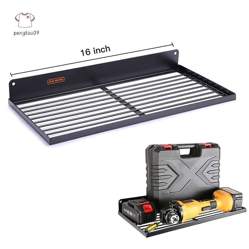 Pengtao09 ชั้นวางสว่านไฟฟ้ามือเหล็กไขควงชั้นวางเครื่องมือติดผนังชาร์จชั้นเก็บสว่านโรงรถ Powe เครื่องมือชั้นเก็บใหม่ - รูปที่ 5