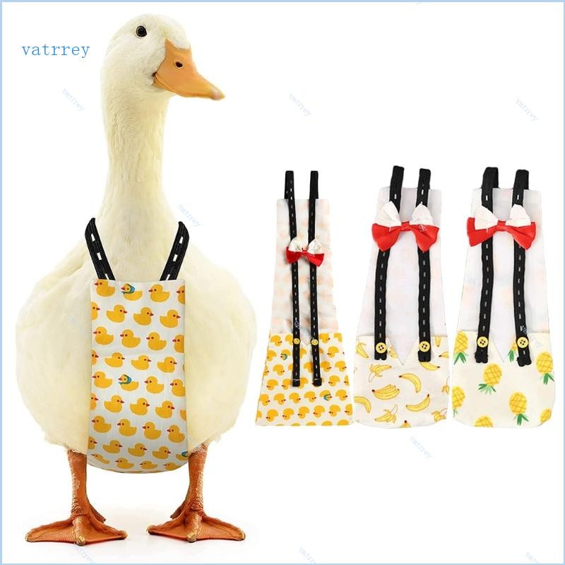 เวอร์จิเนีย เป็ดผ้าอ้อมไก่ห่านปรับล้างทําความสะอาดได้ผ้าอ้อมเสื้อผ้าสําหรับชุดสัตว์ปีก