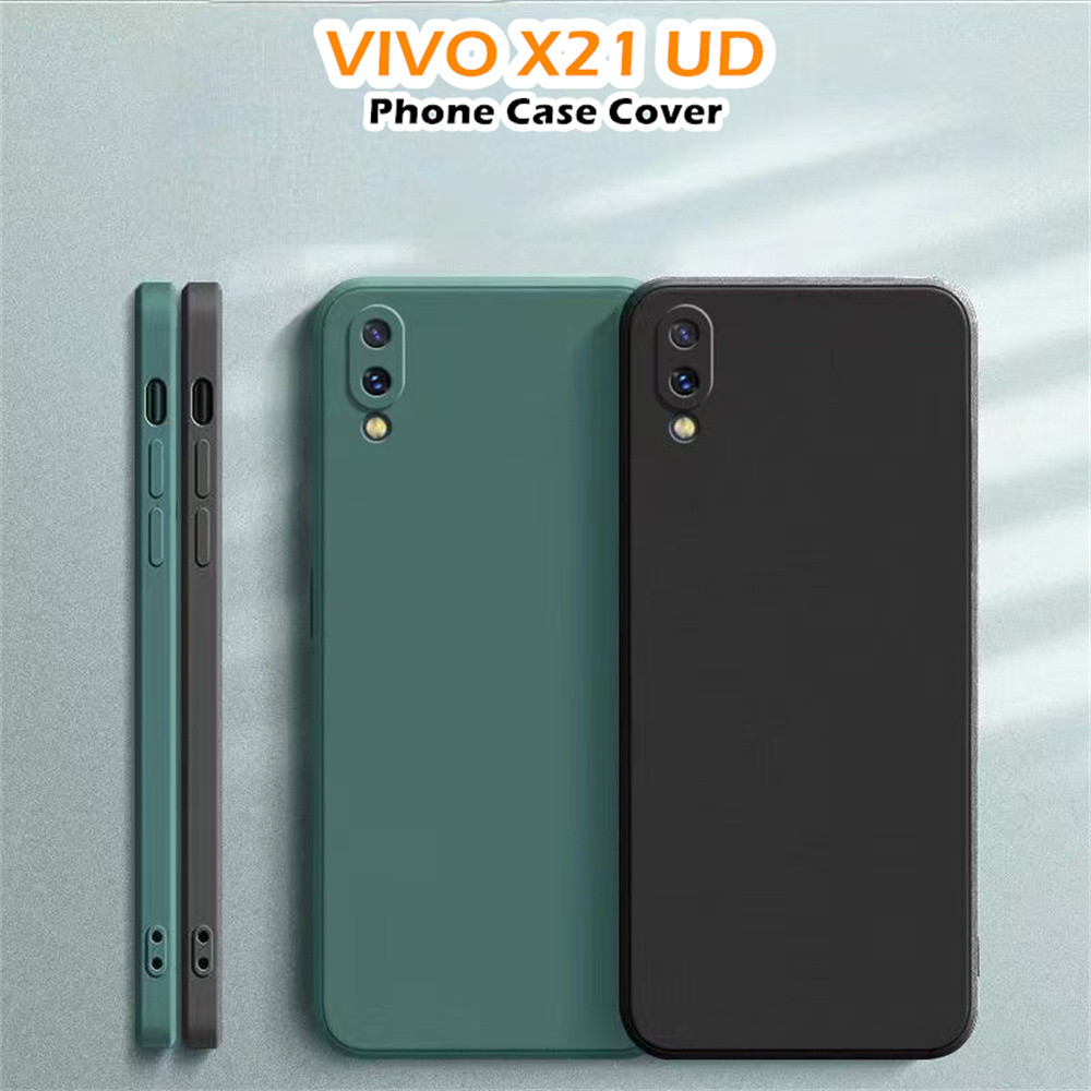 สําหรับ VIVO X21 UD ซิลิโคนคลุมทั้งหมดกรณีป้องกันลายนิ้วมือเคสโทรศัพท์ฝาครอบ