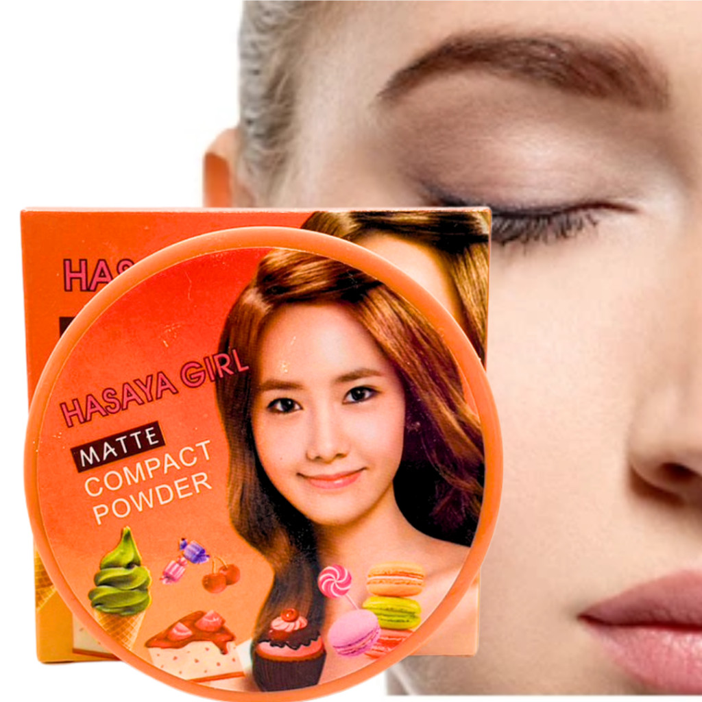 HASAYA GIRL MATTE COMPACT POWDER แป้งพัฟผสมรองพื้น กันน้ำ ปกปิดรูขุมขน เหมือนผิวดีแต่เกิดตลับนี้จบตั้งแต่คุมมัน กันแดด ราคา ถูกที่สุด ดีลบีเคเค แกลเลอรีภาพที่ 7