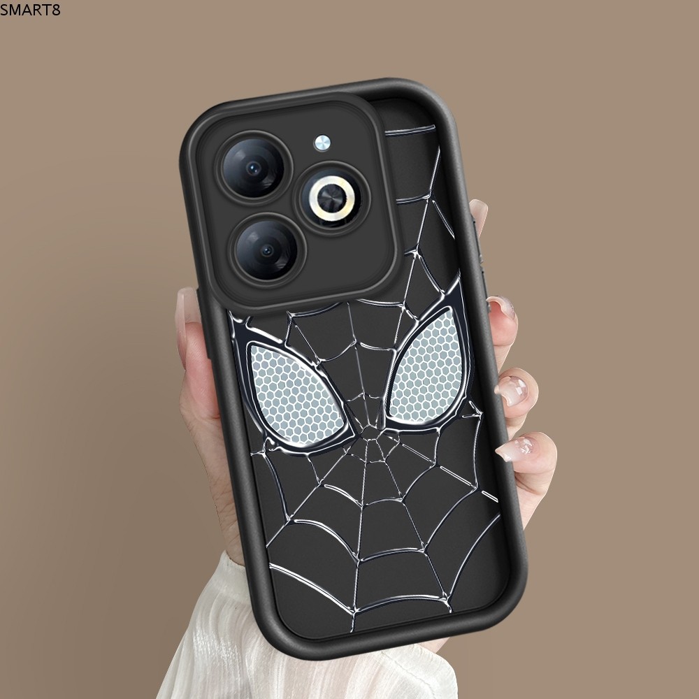 For Infinix Smart 8 เคสอินฟินิกซ์ เคส JGS New Original Design Soft Liquid Silicone Camera Protection Phone Case Cover