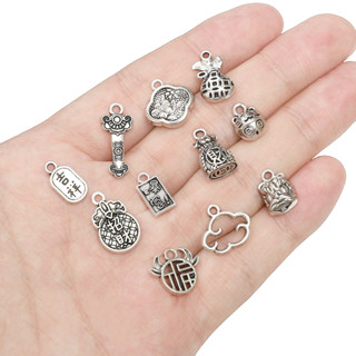 โลหะผสมจี้เครื่องประดับจี้ ทําเอง สร้อยข้อมือสร้อยคอต่างหูอุ…