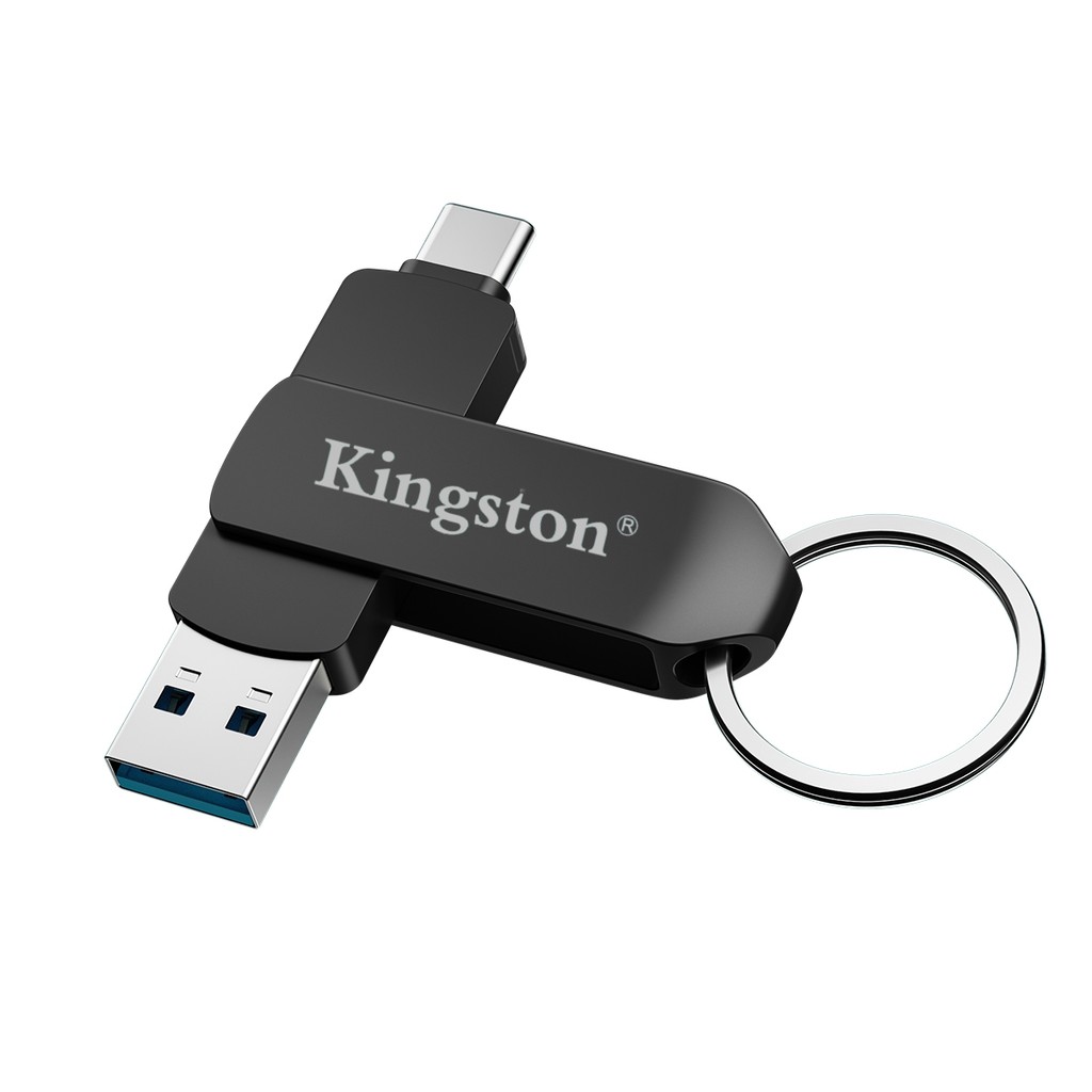 แฟลชไดรฟ์ USB OTG ของ Kingston Type-C 1TB 2TB แฟลชไดรฟ์ USB ความเร็วสูง OTG ไดรฟ์ปากการองรับ iPhone15/16