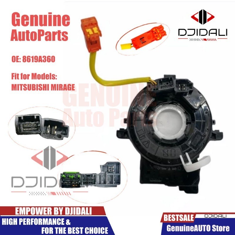 8619a360 SPIRAL CABLE CLOCK SPRING MITSUBISHI MIRAGE 2012-