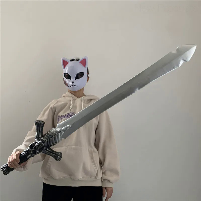 🌈 1:1 Sword Dante Rebellion Weapon Sword Skeleton Greatsword Cosplay Awakening Magic Sword Safety PU