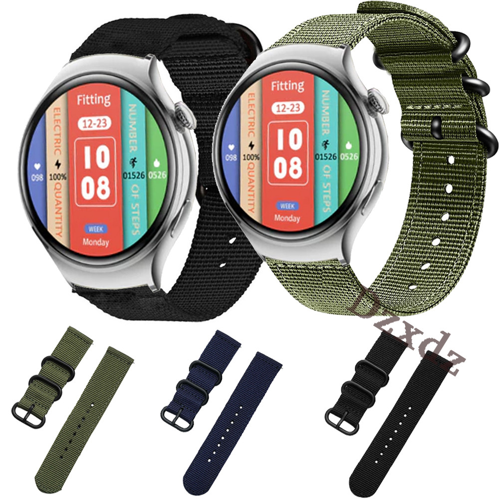 Hcare Go5 mini สาย สายรัดไนลอนสําหรับ Hcare Go5 mini Smart Watch Band สร้อยข้อมือกีฬา